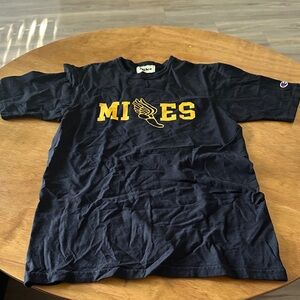 Champion Men's Navy Graphic Tee